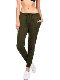 Ambiance Women's Juniors Soft Jogger Pants