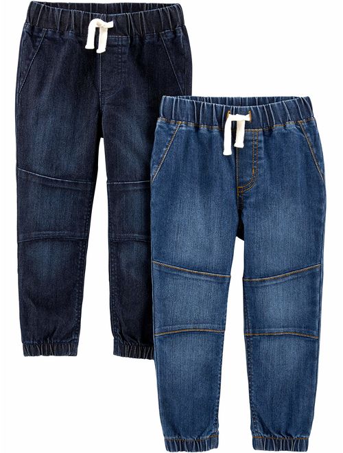 Simple Joys by Carter's Toddler Boys' 2-Pack Pull On Denim Pant