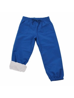 JAN & JUL Kids' Rain or Snow Pants, Water-Proof Cozy-Dry Fleece-Lined for Girls Boys Toddlers