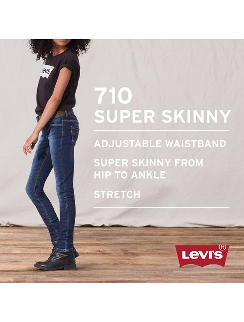 levis girls skinny jeans