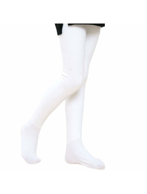 Weigou Winter Girls Leggings Pants Thick Warm Fleece Lined Thermal Stretchy Pants