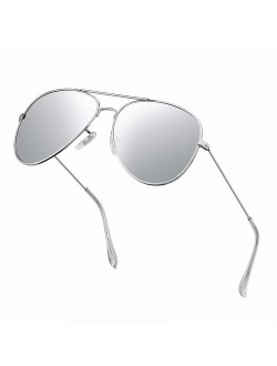 Polarized Aviator Sunglasses for Men/Women Metal Mens Sunglasses Driving Sun Glasses