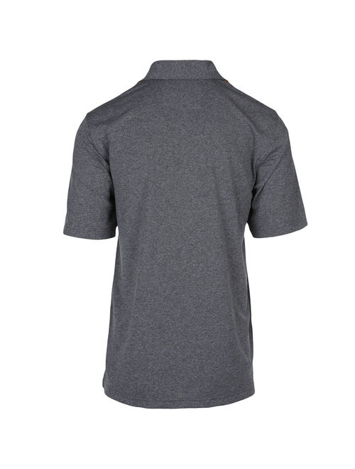 Men's Heathered Charcoal Texas Longhorns Enigma Polo