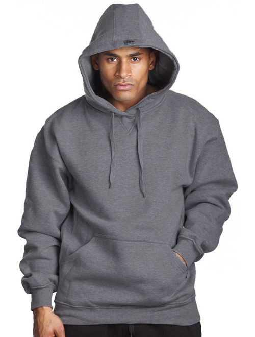 Pro 5 Men's Pull Over Hoodie Sweater Heavy Weight Big and Tall Dark Grey 3X-Large