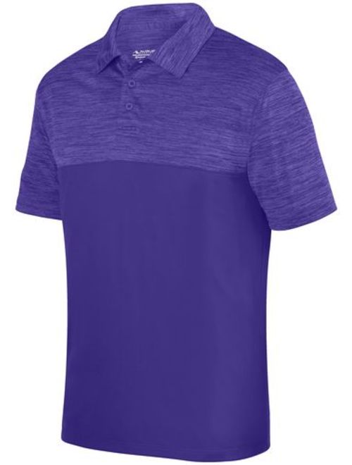 augusta sportswear men's shadow tonal heather sport shirt 5412