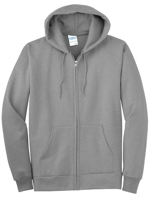 Port & Company Men's Full Zip Hooded Sweatshirt