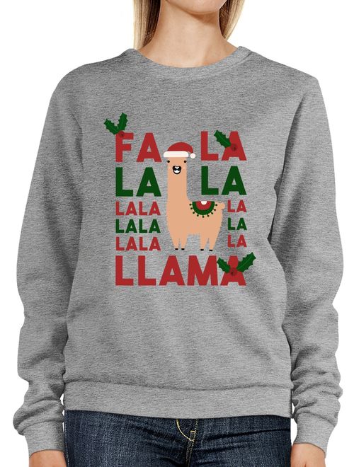 Fa La La Llama Sweatshirt Cute Christmas Gifts