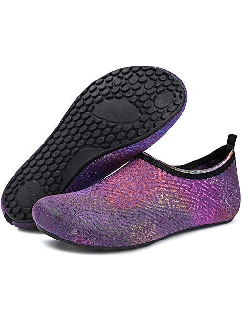 Barerun Barefoot Quick-Dry Water Sports Shoes Aqua Socks for Swim Beach Pool Surf Yoga for Women Men