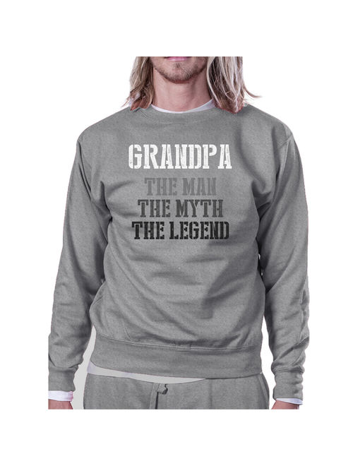 Grandpa Man Myth Legend Sweatshirt Christmas Gift For Grandfather