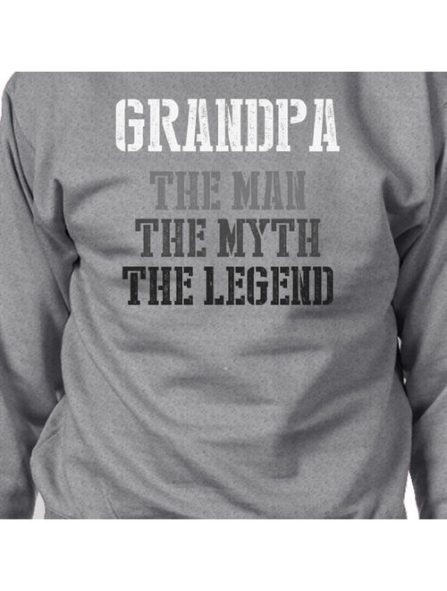 Grandpa Man Myth Legend Sweatshirt Christmas Gift For Grandfather