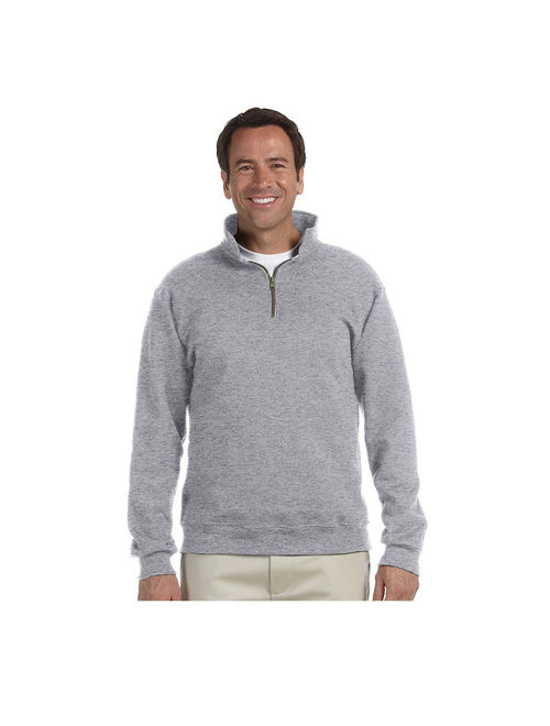 Jerzees Men's Super Sweats Quarter Zip Preshrunk Pullover, Style 4528M