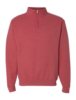 Jerzees Nublend Quarter-Zip Cadet Collar Sweatshirt