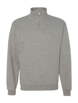 Jerzees Nublend Quarter-Zip Cadet Collar Sweatshirt