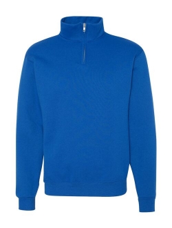 Jerzees Nublend Quarter-Zip Cadet Collar Sweatshirt