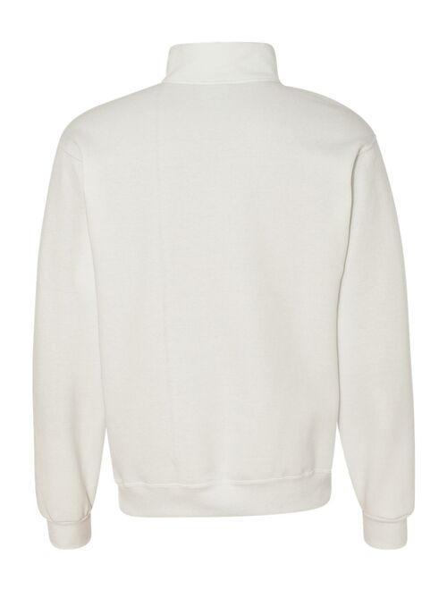 Jerzees Nublend Quarter-Zip Cadet Collar Sweatshirt