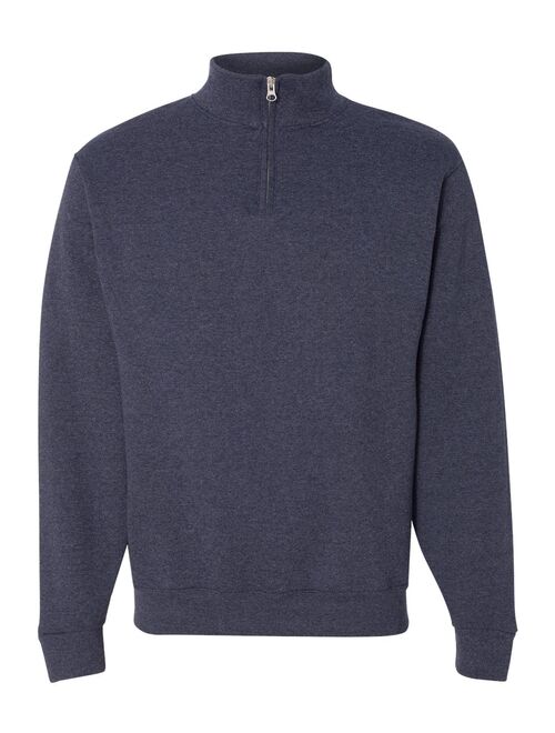 Jerzees Nublend Quarter-Zip Cadet Collar Sweatshirt