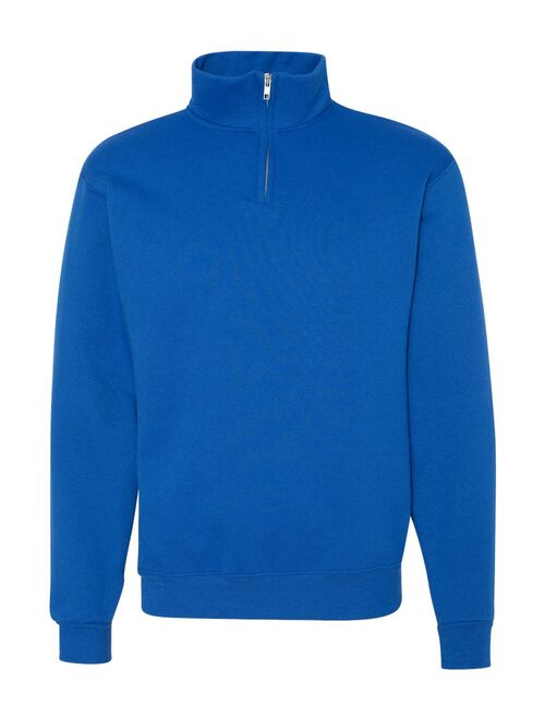 Jerzees Nublend Quarter-Zip Cadet Collar Sweatshirt