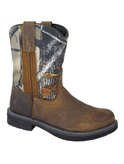 Smoky Mountain Kid's Buffalo Brown/Camo Cowboy Boots 2463