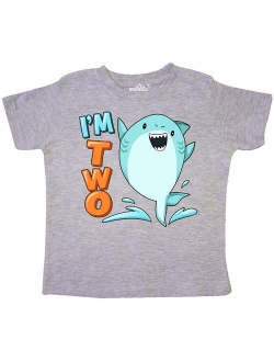 I'm Two- shark second birthday Toddler T-Shirt