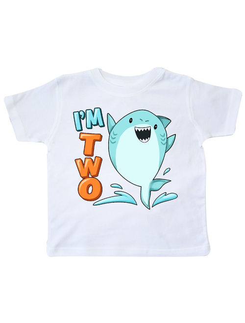 I'm Two- shark second birthday Toddler T-Shirt