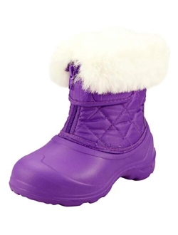 The Doll Maker Girl's Tall Botton Suede Winter Snow Boot (Little Kid/Big Kid)