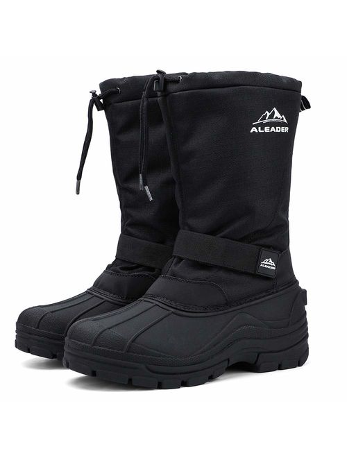 ALEADER Men's Insulated Waterproof Winter Snow Boots