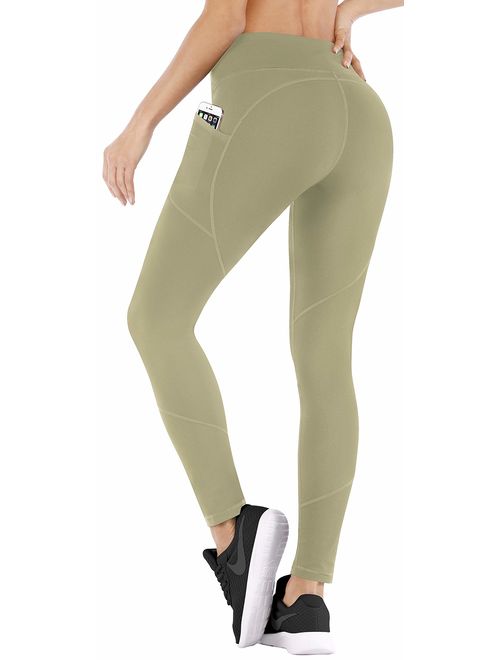 Ewedoos Yoga Pants with Pockets for Women Ultra Soft Leggings with Pockets High Waist Workout Pants