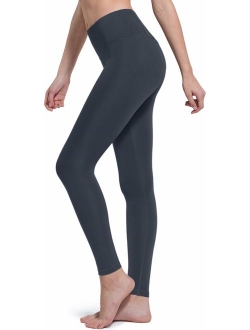 TSLA Yoga Pants Leggings Mid-Waist/High-Waist Tummy Control w Side/Hidden Pocket Series