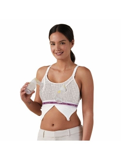 BRAVADO! DESIGNS Women's Maternity Clip and Pump Hands-Free Nursing Bra Accessory, S - XL