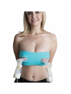 Pump Strap Hands-Free Pumping & Nursing Bra - Pump More in Less Time - Fits All Moms, Adjusts with Body