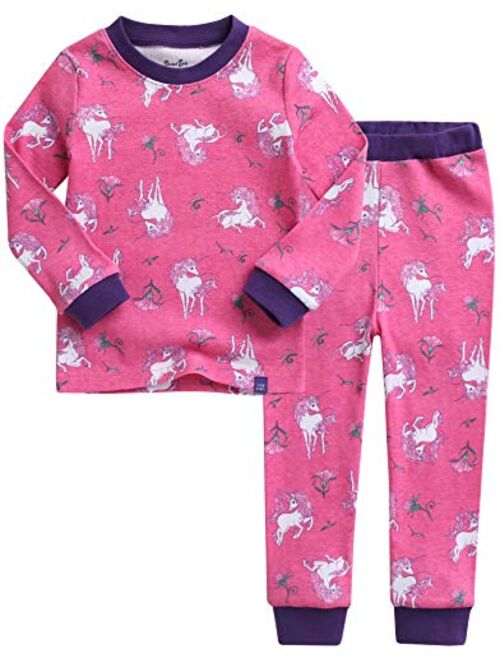 VAENAIT BABY 12M-7T Kids Unisex Boys & Girls 100% Cotton Sleepwear Pajamas 2pcs Set Prism/Cloud