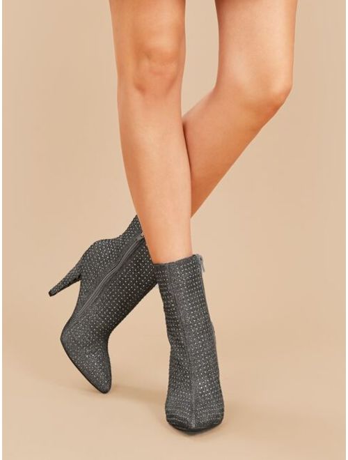 booties with stiletto heel