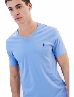 Men's Cotton Solid Classic Fit V-Neck T-Shirt