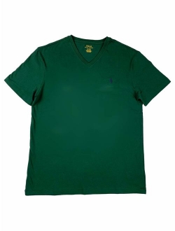 Men's Cotton Solid Classic Fit V-Neck T-Shirt