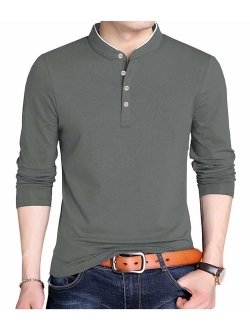 YTD Mens Summer Slim Fit Pure Color Short Sleeve Polo Casual T-Shirts