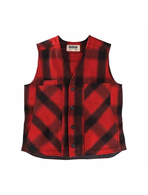 Stormy Kromer Button Vest - Cold Weather Men's Wool Vest