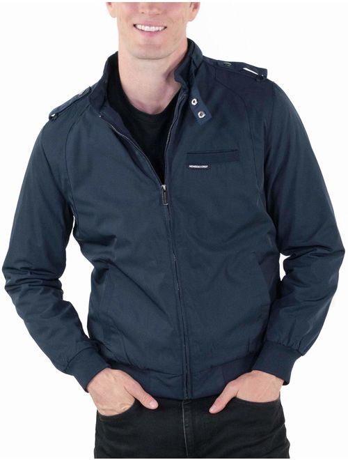 Members Only Men's Heavy Iconic Racer Quilted Lining Jacket