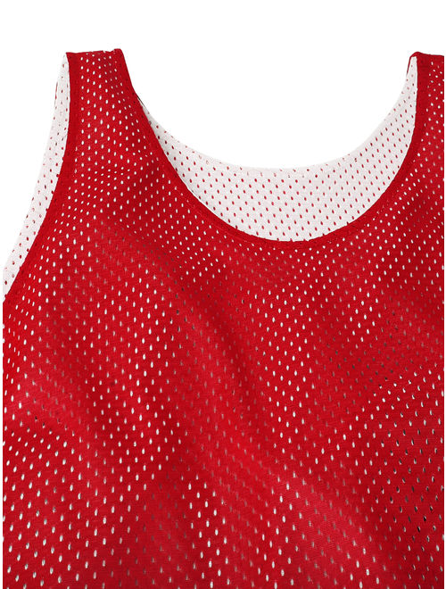 Ma Croix Men's Reversible Basketball Jersey Breathable Tank Top