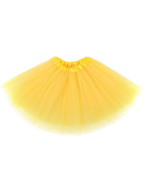 Women's Tutu for Women Girls 80s Costume Tutu for Party Running & Race,F.Green