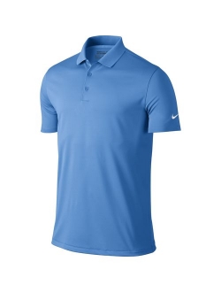 Men's Polyester Solid Short Sleeve Dry Victory Polo T-Shirt