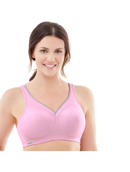 Glamorise Women's Full Figure MagicLift Plus Size Seamless Wirefree Back Close Sports Bra #1006