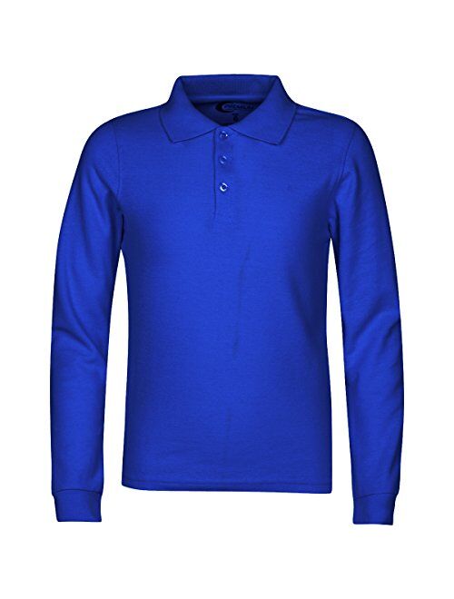 Premium Men's Long Sleeve Polo Shirts - Stain Guard Polo Shirts for Men