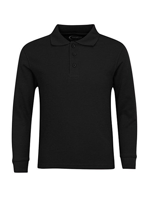 Premium Men's Long Sleeve Polo Shirts - Stain Guard Polo Shirts for Men