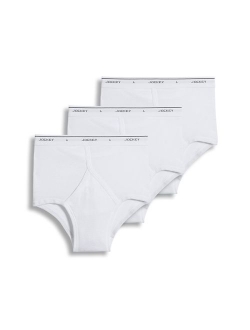 Men's Cotton Solid atyar Underwear Classic Full Rise Brief - 3 Pack