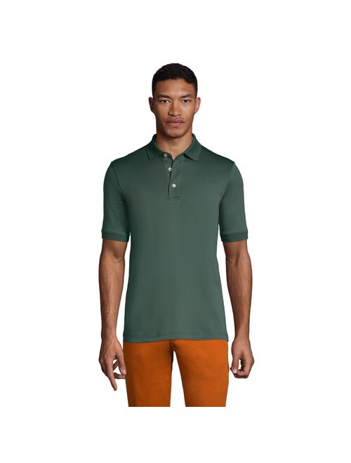 Lands' End Men's Short Sleeve Super Soft Supima Polo Shirt