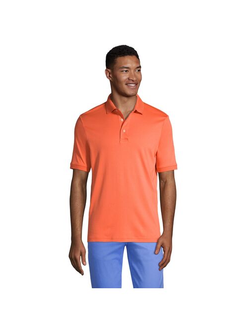 Lands' End Men's Short Sleeve Super Soft Supima Polo Shirt