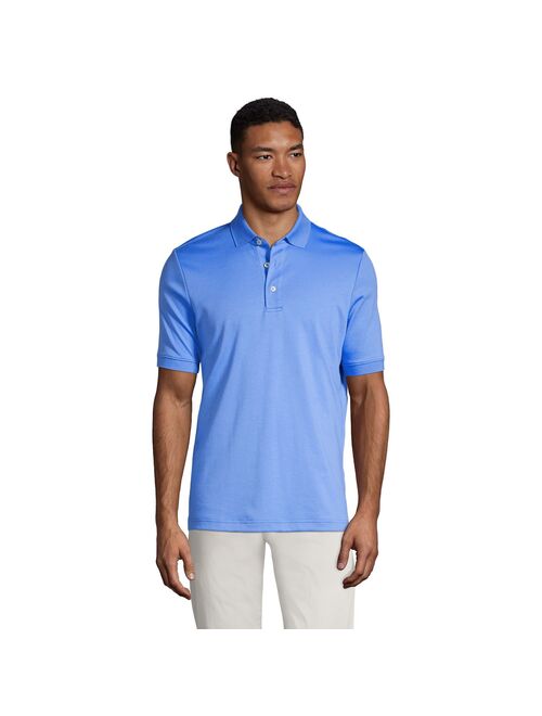 Lands' End Men's Short Sleeve Super Soft Supima Polo Shirt