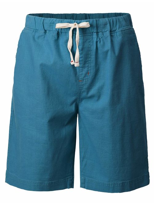 H2H Men's Casual Linen Short Summer Baggy Bending Pants