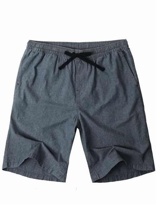 H2H Men's Casual Linen Short Summer Baggy Bending Pants