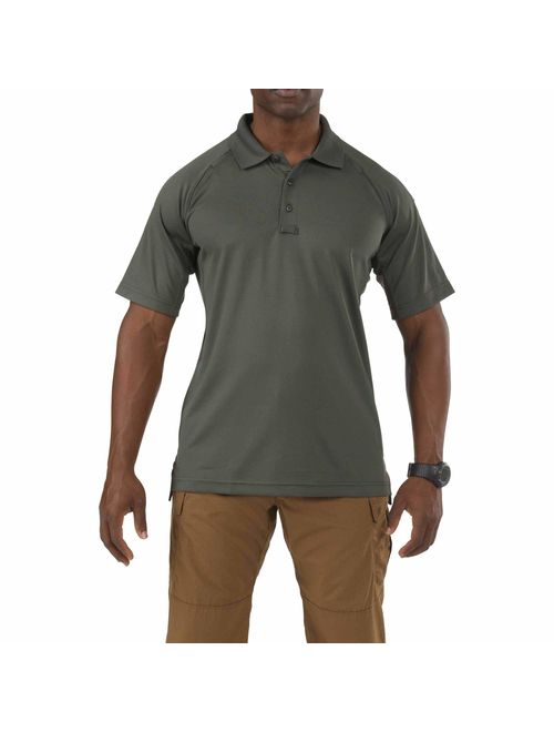 5.11 Tactical Men's Performance Short Sleeve Polo Shirt, Moisture Wicking Polyester, Style 71049